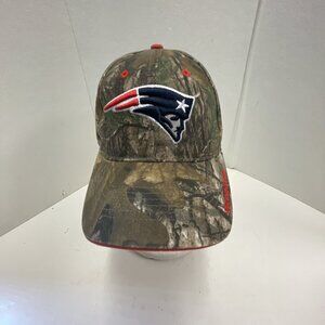 New England Patriots StrapBack Hat Cap - Camo Hunting - Team NFL Football